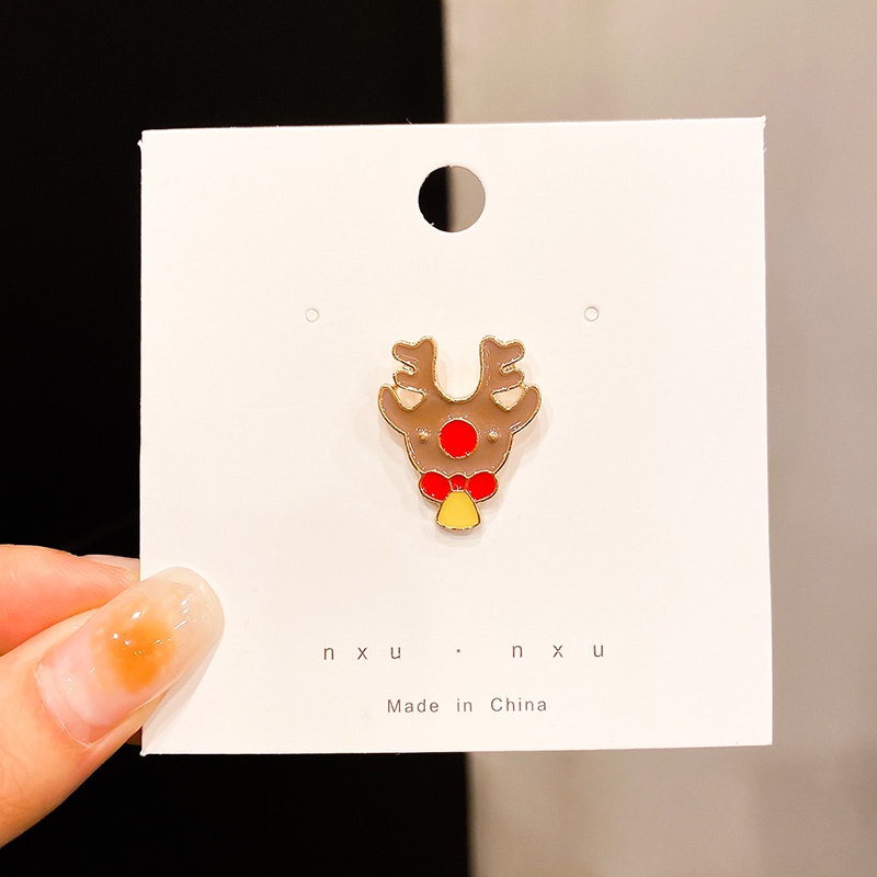 Ghim cài áo kim loại hình hoạt hình dễ thương phong cách Hàn Quốc