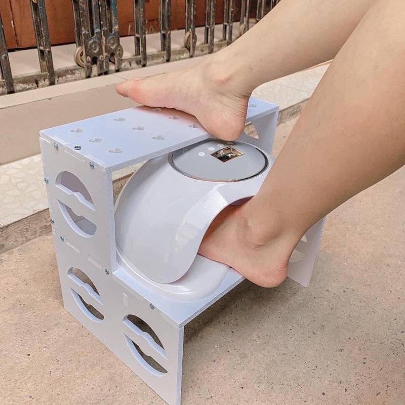 Kệ Để Máy Hơ Gel, Kệ Máy Hơ Gel Gác Chân Làm Nail