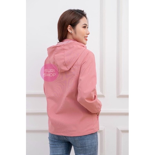 Áo khoác gió nữ 2 lớp cao cấp Hidoli chính hãng