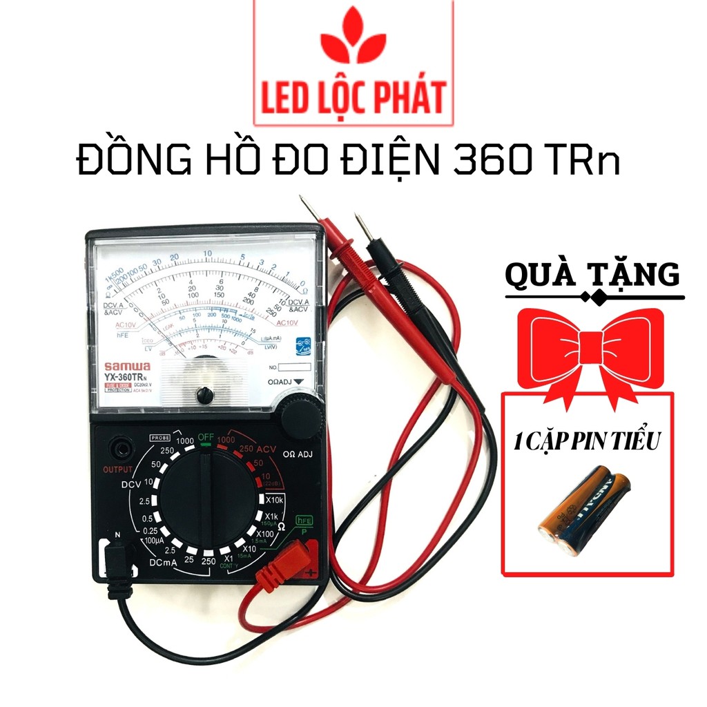 Đồng hồ đo điện vạn năng kim, đồng hồ vạn năng vom 360TRn