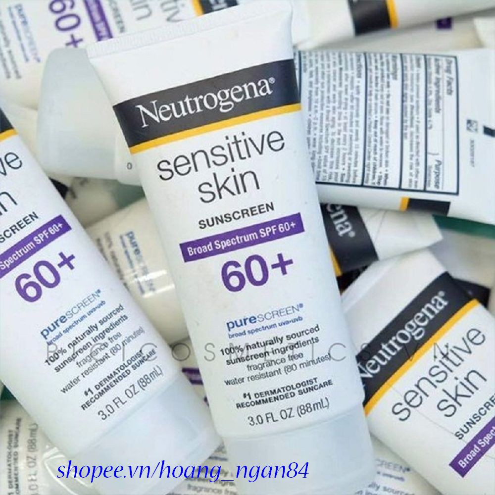 HOT Kem Chống Nắng Spf 60+ Neutrogena Sensitive Skin Chính Hãng. 2020 new