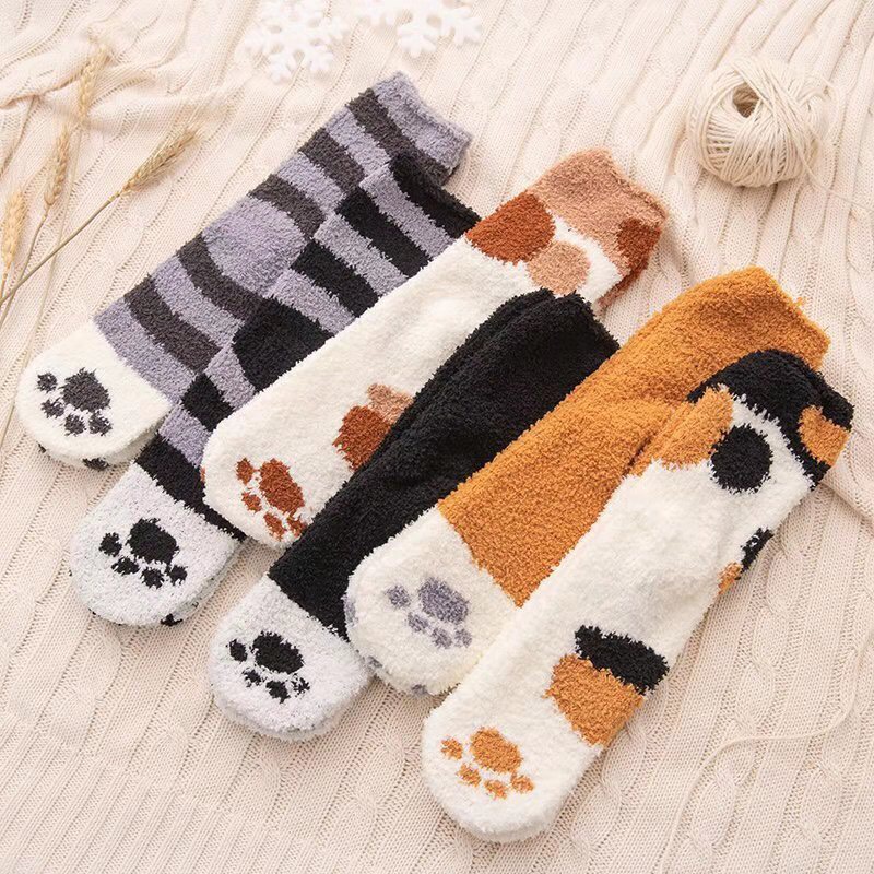 Sỉ combo 3 đôi tất lót lông siêu ấm
