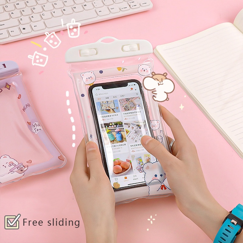 Túi đựng điện thoại chống nước có phao thích hợp cho mọi loại điện thoại