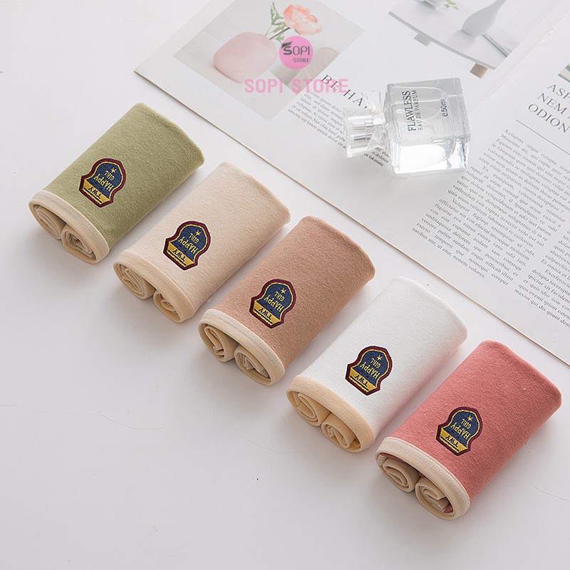 Quần lót nữ cotton cao cấp TWY Happy Girl xuất Nhật, quần chip nữ kháng khuẩn QLH3 - Sopi Store | BigBuy360 - bigbuy360.vn