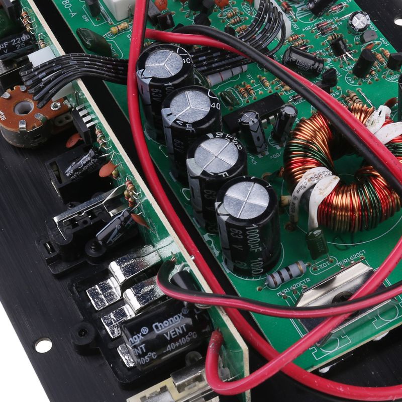 Bảng Mạch Khuếch Đại Âm Thanh Siêu Trầm Rx Pa-80D 12v 1000w Cho Xe Hơi