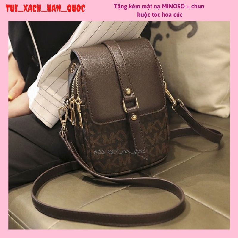 Túi đựng điện thoại ♥️FREESHIP♥️ Túi đeo chéo nữ da mềm Thời Trang Hàn Quốc TXHQ 509