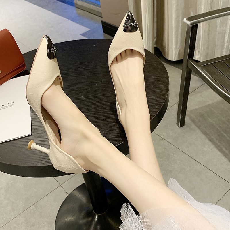 🌺Giày Nông Miệng A189 Cao cấp / Giày kín Mũi/ Giày Gót Nhọn / Giày Chất Đẹp Hàn Quốc