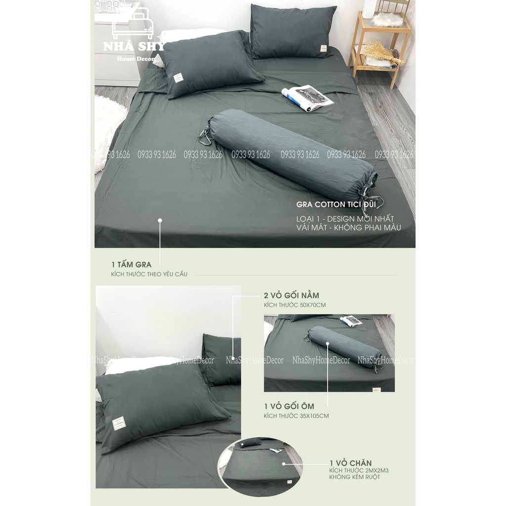 GRAP COTTON TICI NHIỀU SIZE - SIZE LẺ - KÍCH THƯỚC LỚN