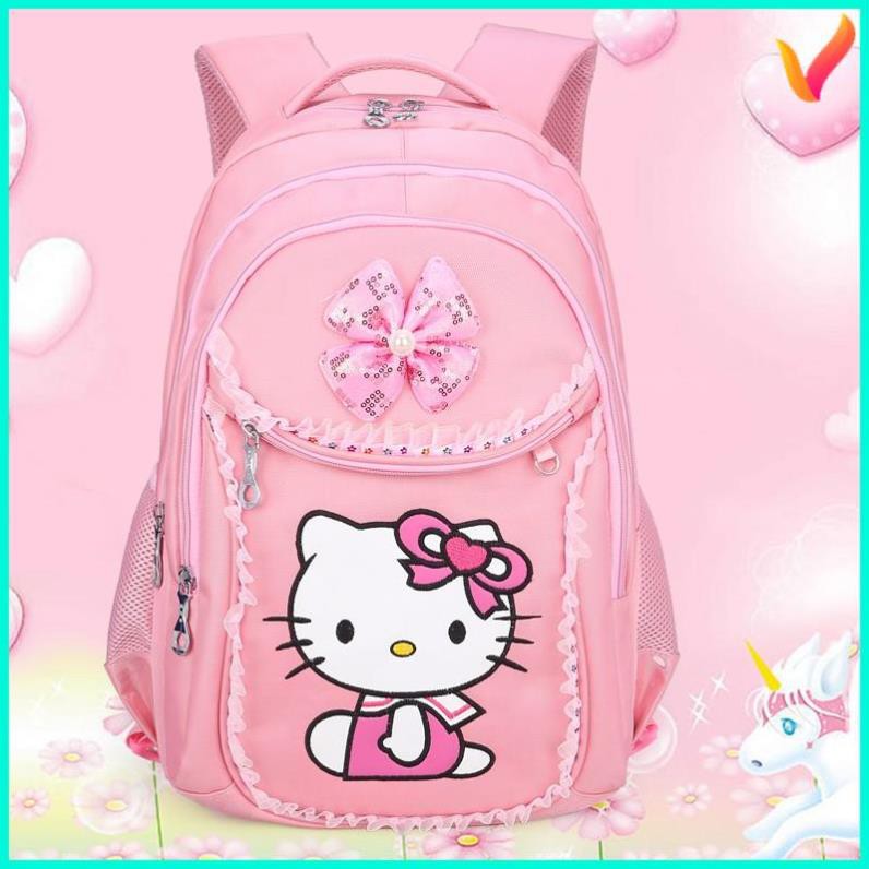 Cặp Sách Đi Học Bé Gái, Balo Học sinh cấp 1,hinh Hellokitty dễ thương.Món quà ý nghĩa cho bé yêu của bạn ngày tựu trương