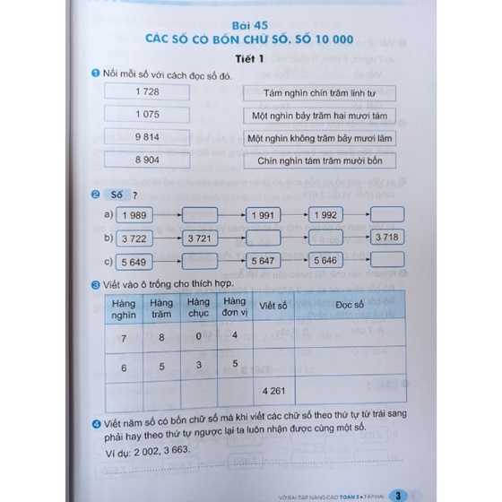 Sách - Vở bài tập nâng cao Toán lớp 3 tập 2