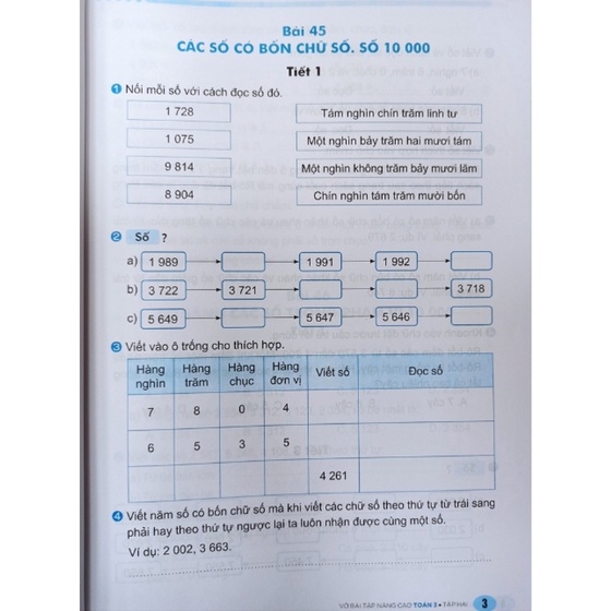 Sách - Vở bài tập nâng cao Toán lớp 3 tập 2 (Kết nối tri thức với cuộc sống)