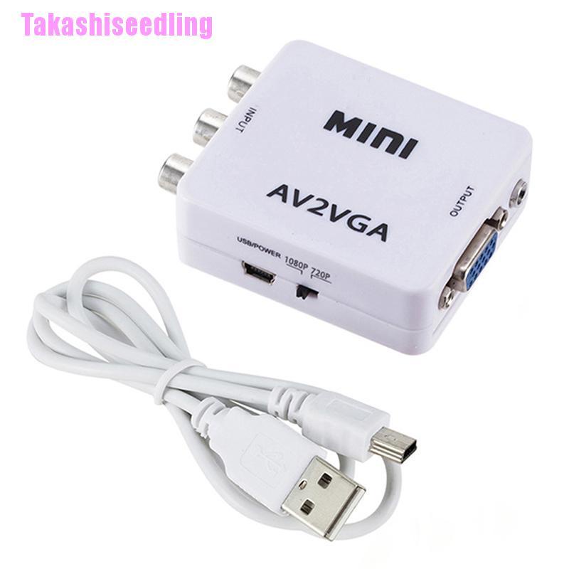 Bộ ChuyểN ĐổI video Av RCA 1080P VGA
