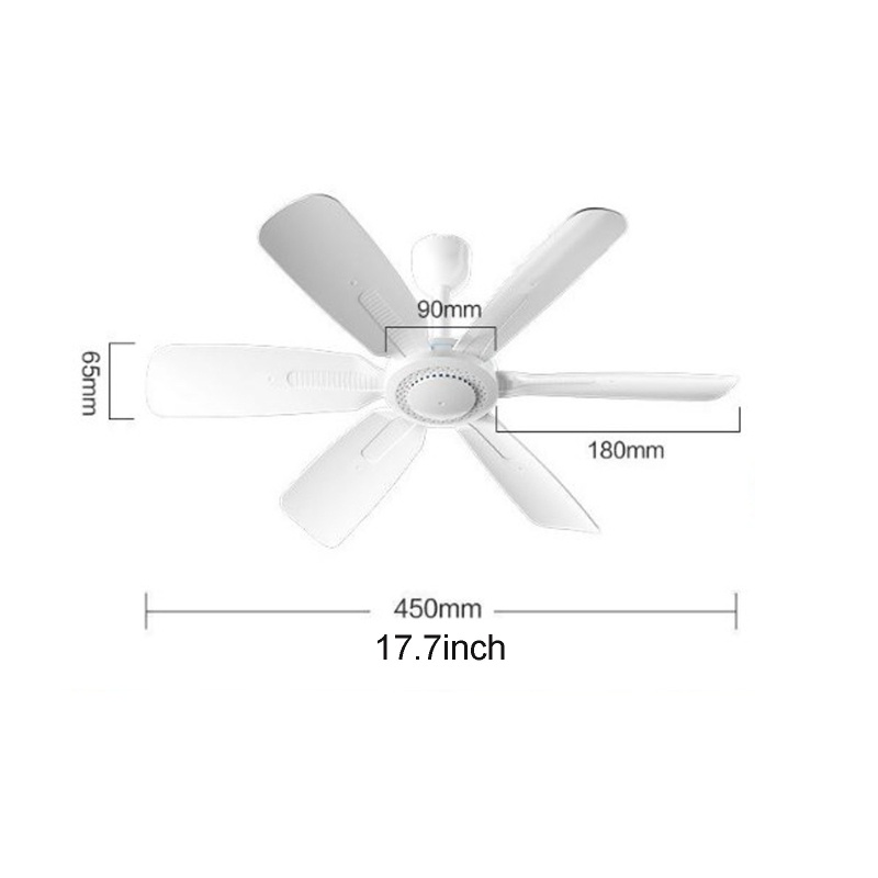 Quạt Trần USB Điều Khiển Từ Xa 3 Tốc Độ Hẹn Giờ Tiện Dụng Cho Hoạt Động Ngoài Trời