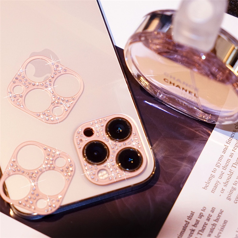 Set 2 miếng dán bảo vệ ống kính máy ảnh thích hợp cho iPhone 11 12 13 Pro Max 13 Mini