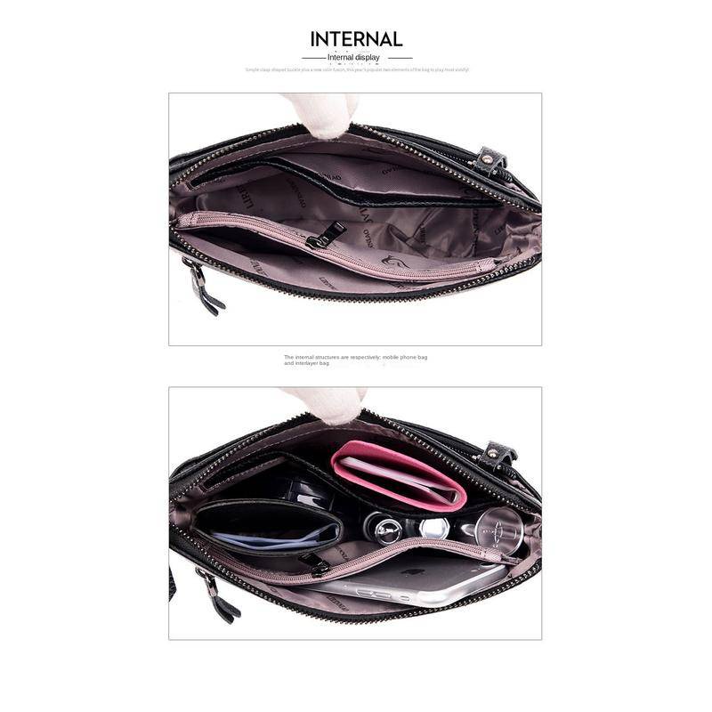 Túi Xách Da Mềm Mini Đeo Vai Thời Trang Cho Phụ Nữ Trung Niên 3998#