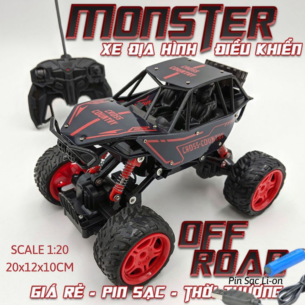 Xe điều khiển từ xa Địa Hình Master giá rẻ động cơ khỏe