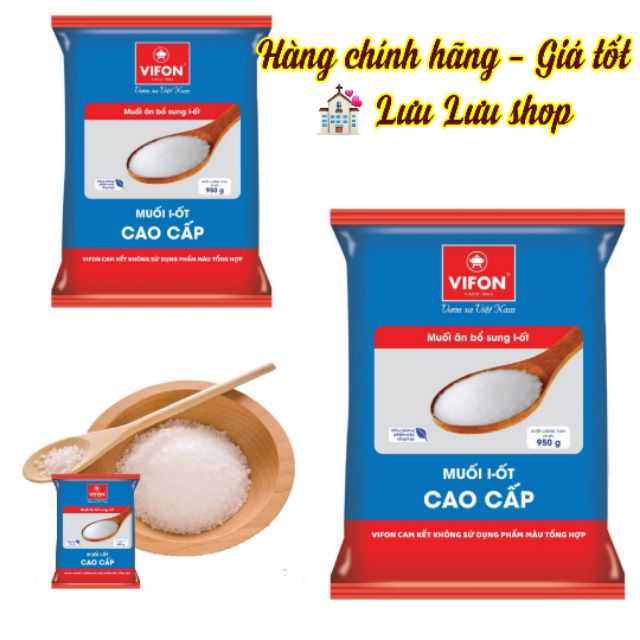 MUỐI IOT CAO CẤP VIFON GÓI 950G