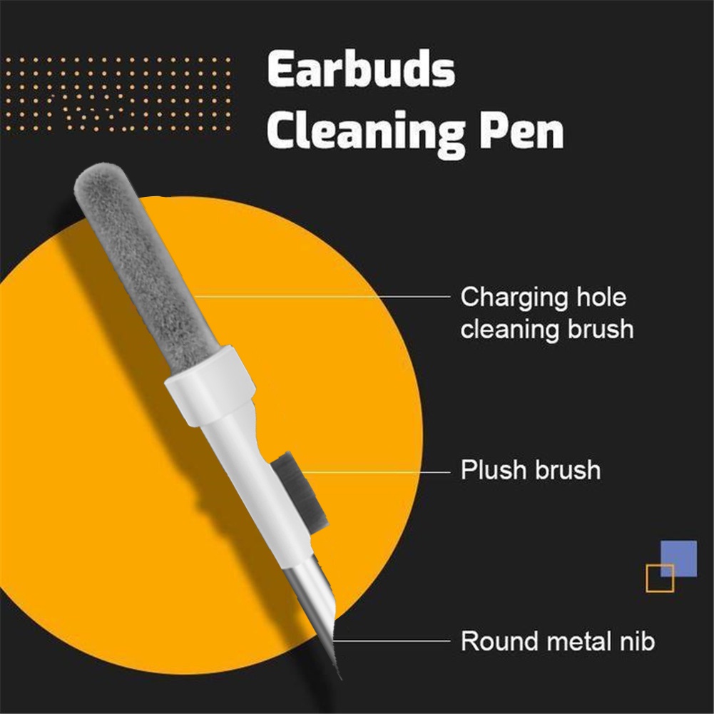 Tai Nghe Airpods Tai Nghe Chụp Tai Bộ Vệ Sinh Thông Minh Bluetooth Không Dây Airpods Bàn Chải Cọ Rửa Làm Sạch Bút Cho Airpods 1 2 3 Pro