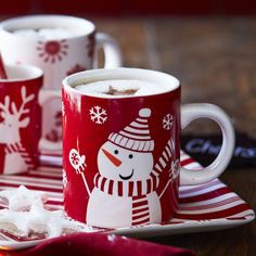 Cốc sứ uống trà cà phê in hình giáng sinh an lành - Quà tặng Noel ý nghĩa