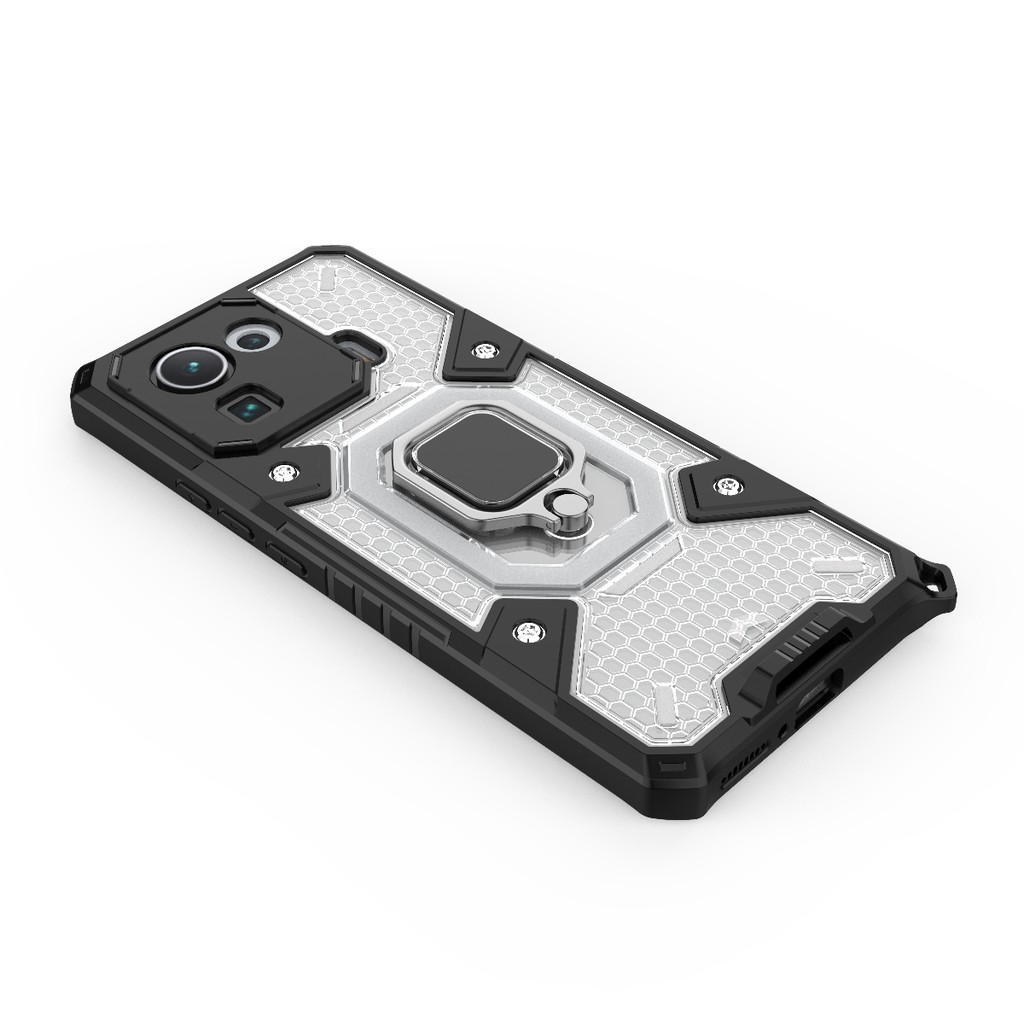 Ốp lưng Xiaomi 11 Pro vân tổ Ong Iring không gian mới chống sốc giá đỡ