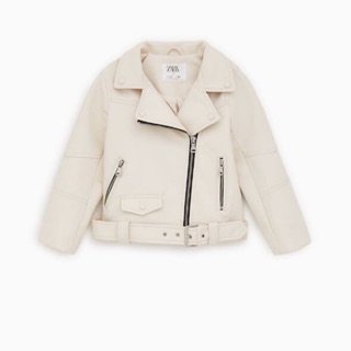 ÁO KHOÁC DA NỮ MÀU TRẮNG