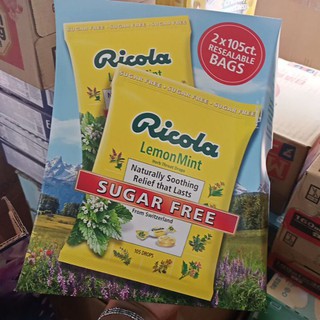 kẹo ngậm không đường ricola của mỹ hộp 2 gói