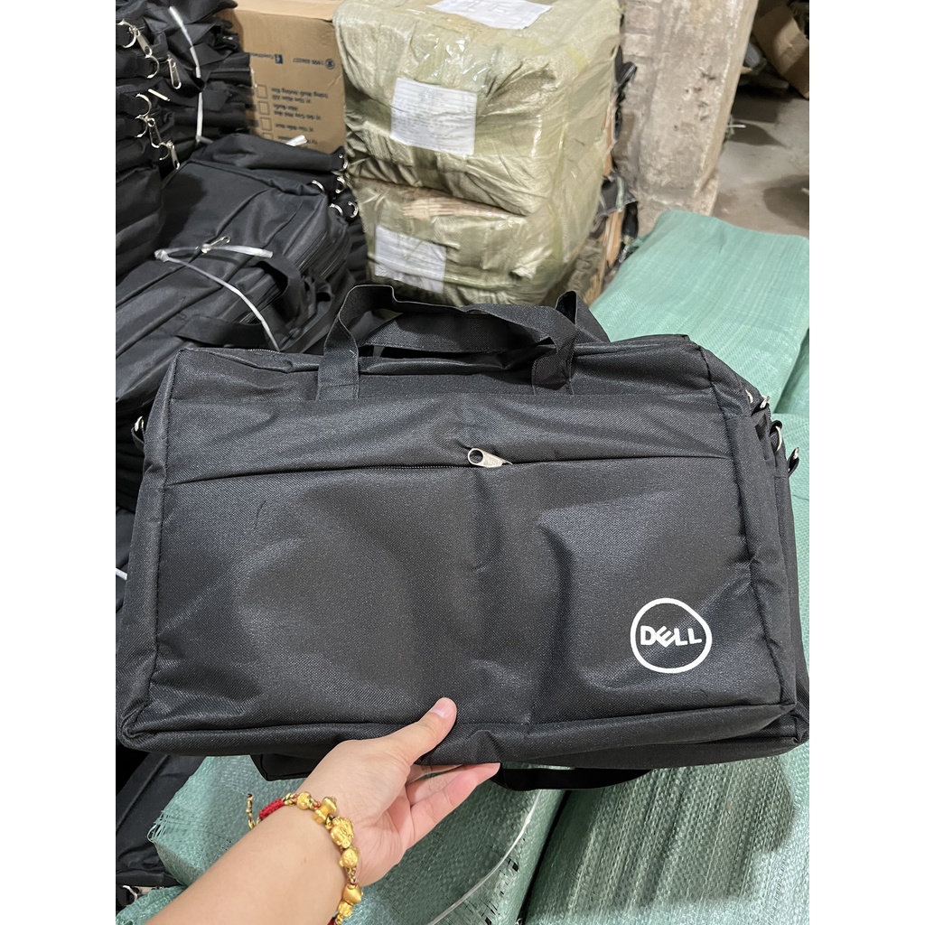 Cặp túi xách đựng laptop macbook Coobell 15.6 inch hàng dày dặn nhiều logo giao ngẫu nhiên full túi bóng ARRIGATO