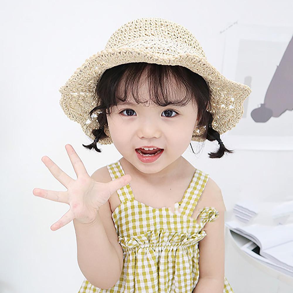 Mũ Bucket Chống Nắng Đi Biển Đính Nơ Có Thể Điều Chỉnh Kích Cỡ Cho Bé Gái