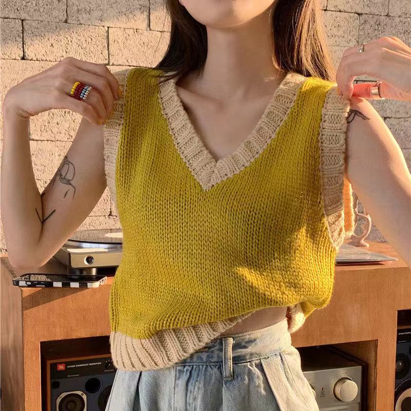 Áo Len Nữ Không Tay Kiểu Dáng Mới