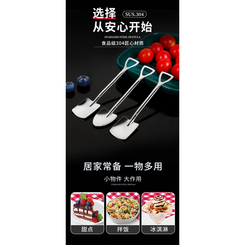 Muỗng ăn trái cây bằng thép không gỉ dễ sử dụng cao cấp tiện lợi