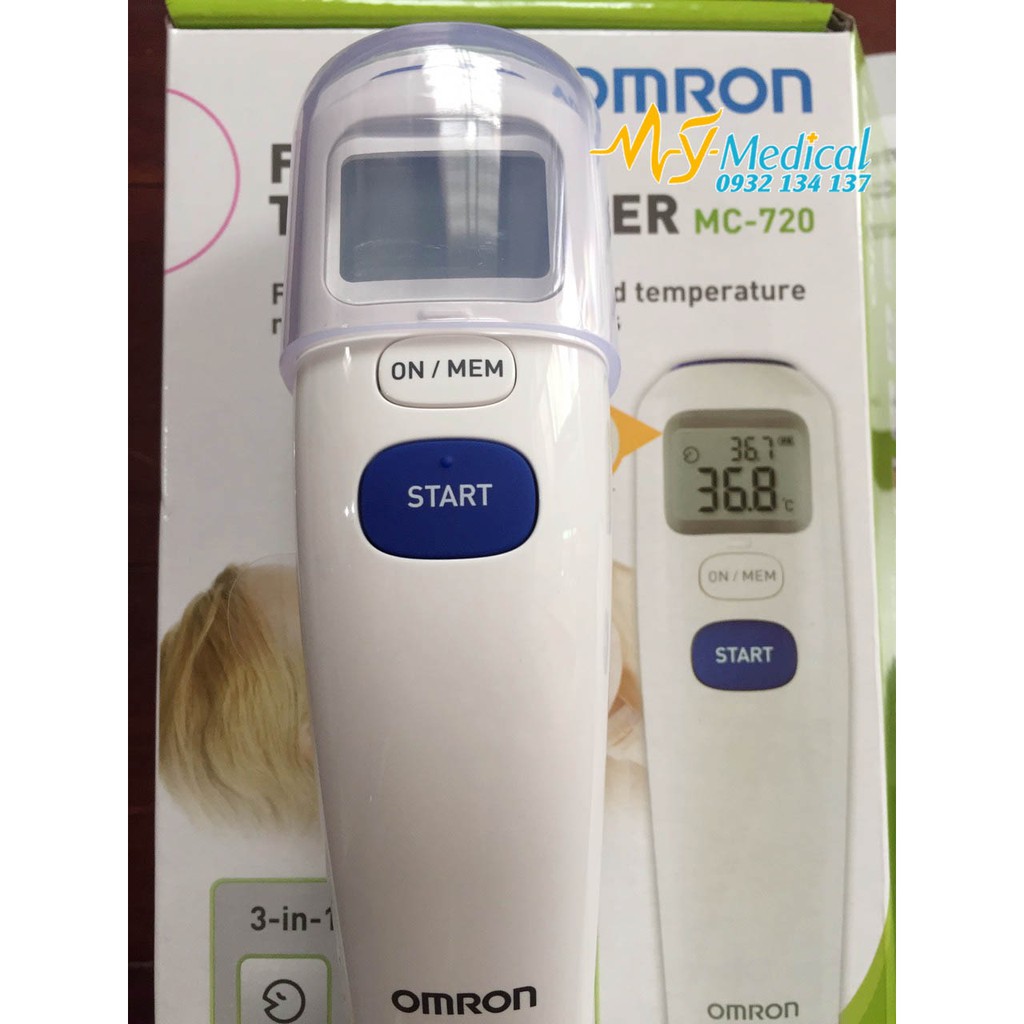 Nhiệt Kế Điện Tử Omron MC-720 (Đo Trán)