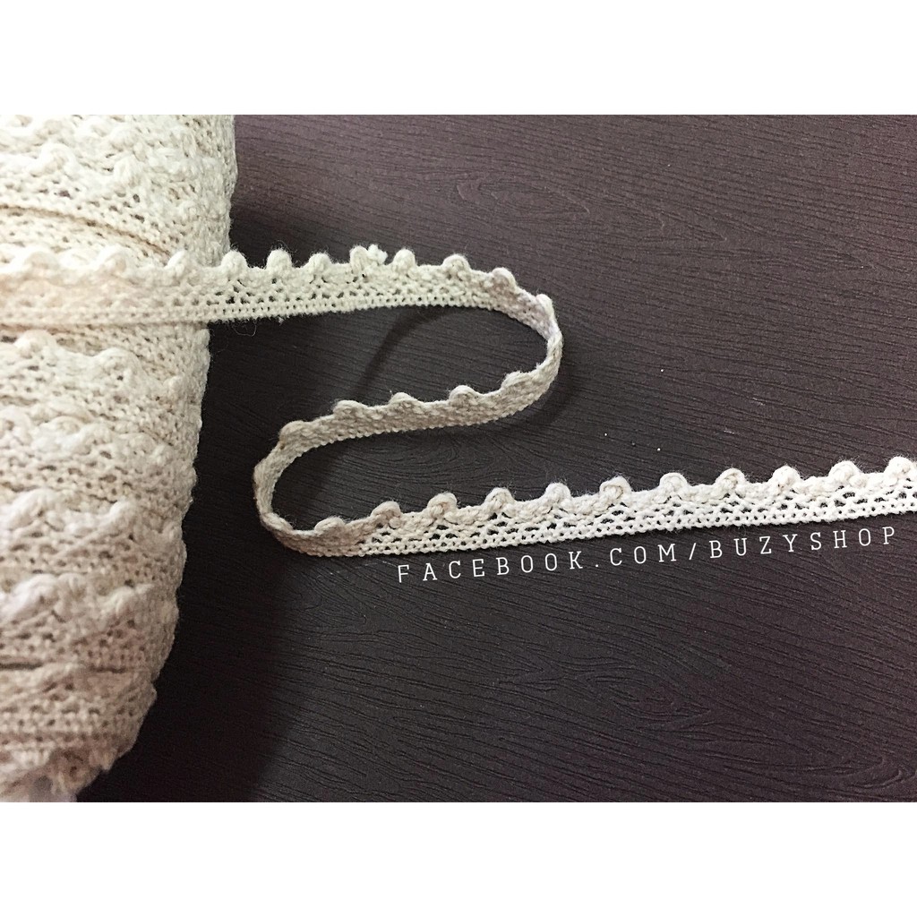 Ren chỉ, ren cotton, ren viền scrapbook
