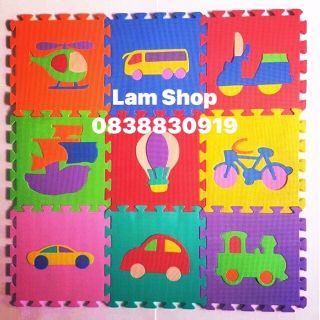 10 Miếng Thảm Xốp Số Thứ Tự 0-9 size 30cm x 30cm