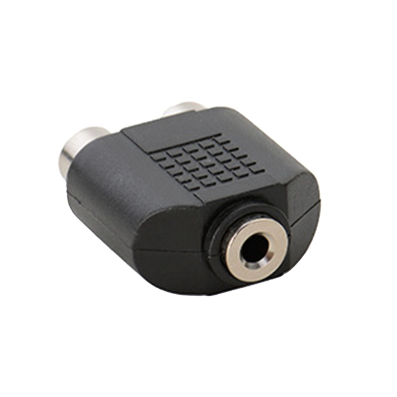 Set 2 Bộ Chuyển Đổi Kênh Đôi Màu Đỏ Và Trắng Giắc Cắm 3.5mm Sang 2RCA