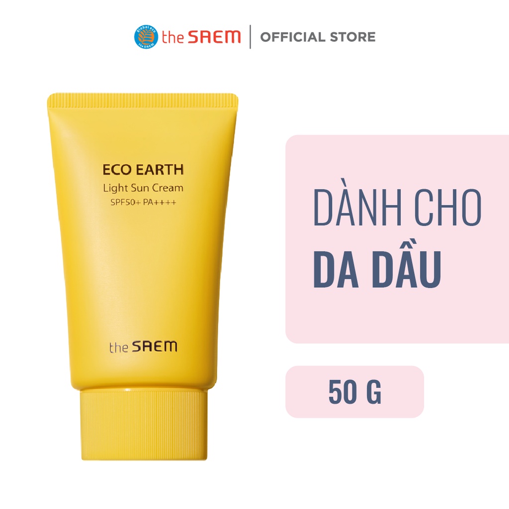  [Gift] Kem chống nắng The Saem Eco Earth Light Sun Cream "Not For Sale" 50g - M3