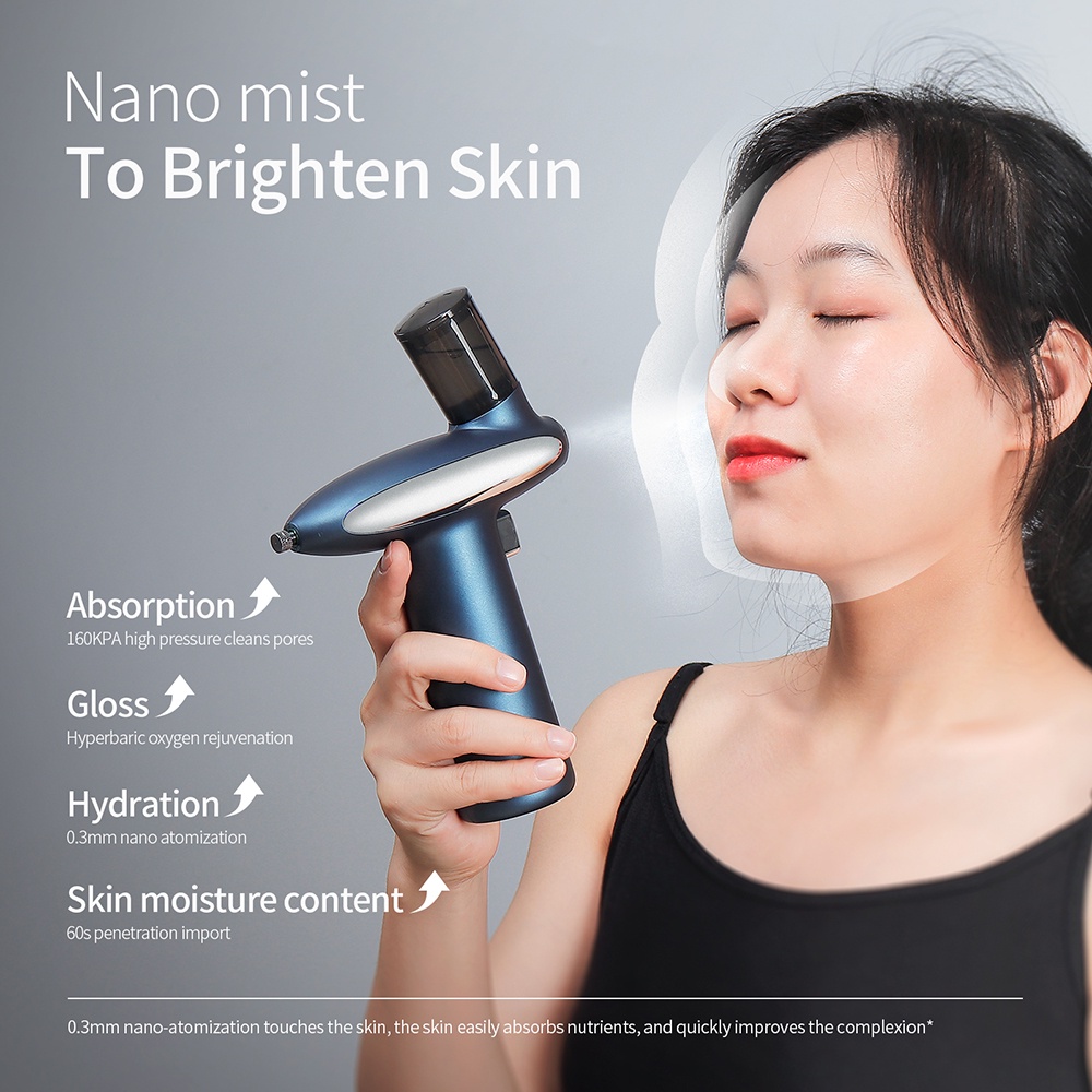 Máy phun oxy nano FOREVERLILY tia màu xanh 0.3mm dưỡng ẩm đặc biệt cho salon làm đẹp