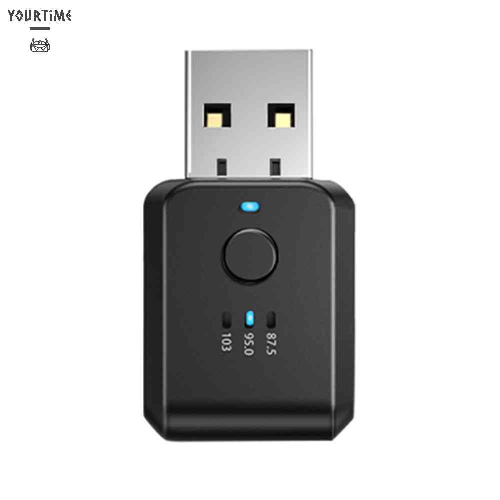 Máy Phát FM FM01 Kết Nối Bluetooth Không Dây Trong Xe Hơi