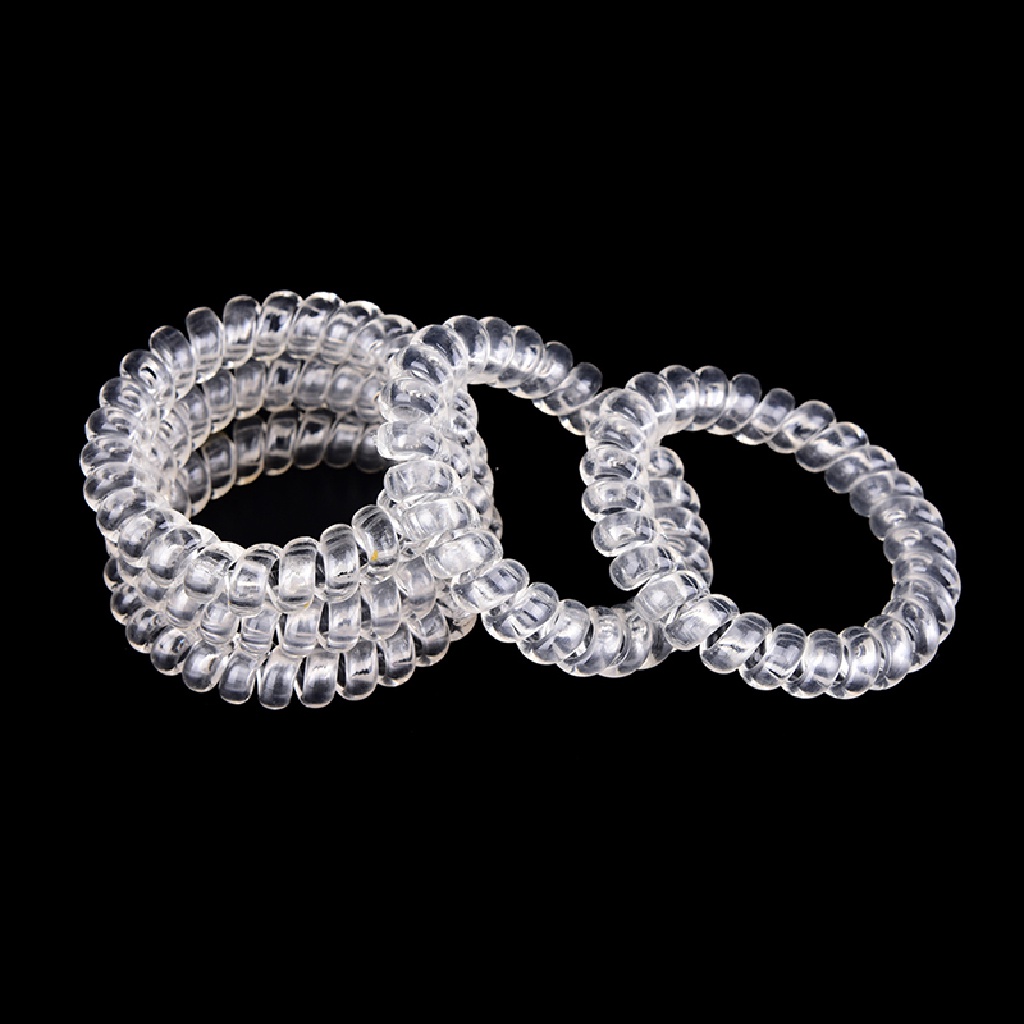 Set 5 Dây Buộc Tóc Cao Su Co Giãn Trong Suốt Cho Nữ Set 5 Dây Buộc Tóc Cao Su Co Dãn Trong Suốt Mới Thời Trang Hàng Đầu Gir