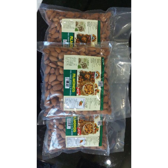500g hạt hạnh nhân Mỹ lõi sống nấu sữa hạt. Keto - Healthy