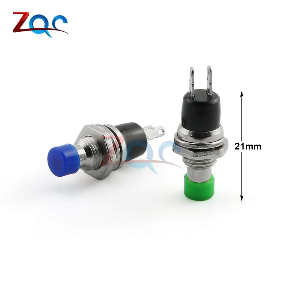 Set 5 công tắc dạng nhấn 2 chấu nối 7mm Pbs-110 tiện dụng cho điều khiển từ xa