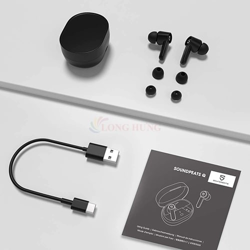 Tai nghe Bluetooth True Wireless Soundpeats Q - Hàng chính hãng - Âm thanh tuyệt hảo Kết nối Bluetooth 5.0