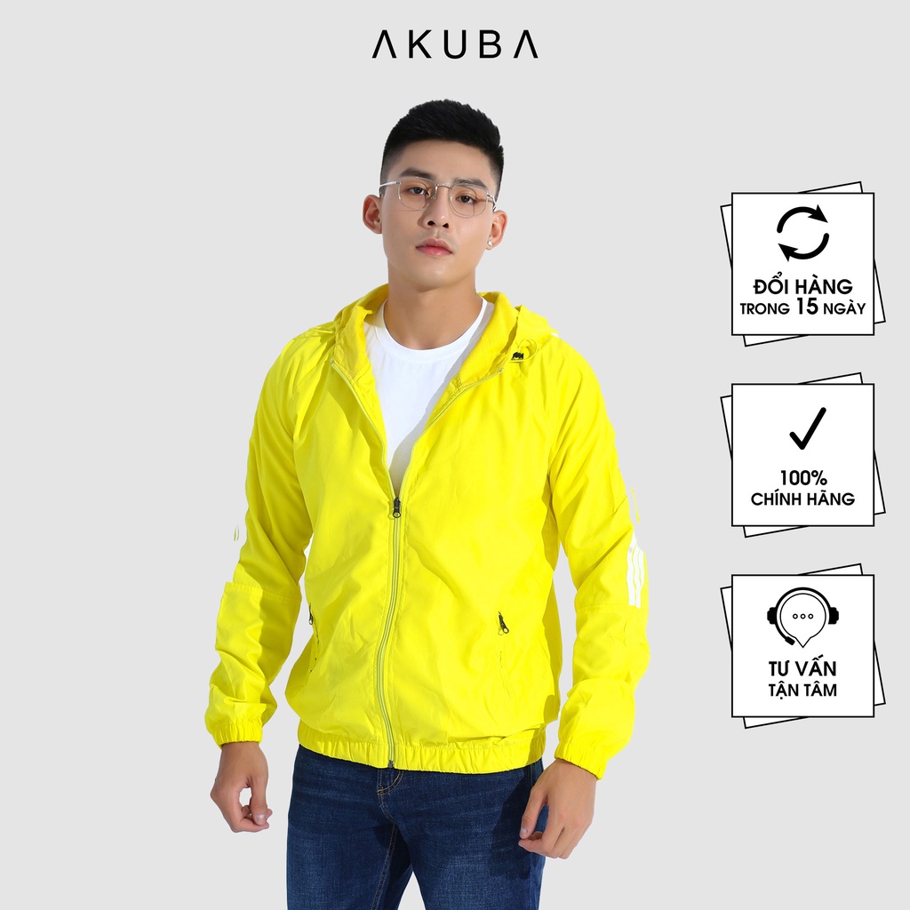 Áo Khoác Dù 2 Lớp Thời Trang Cao Cấp Akuba chống nắng nước form rộng, phối màu du lịch thể thao | 404
