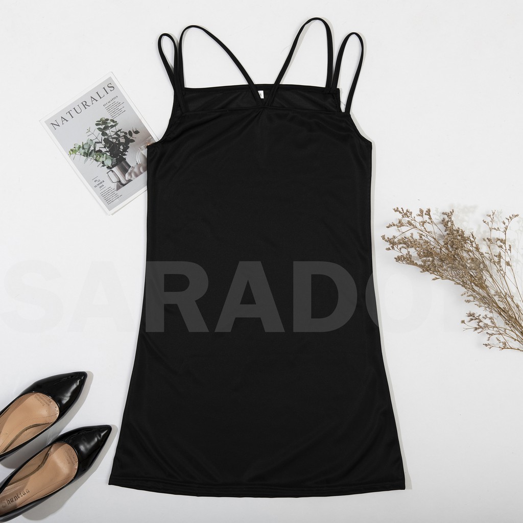 Váy ngủ 2 Dây Body Nữ  🔥 Đầm ngủ nữ 2 dây body đen trơn dáng ngắn 🔥 Siêu Xinh gợi cảm | BigBuy360 - bigbuy360.vn