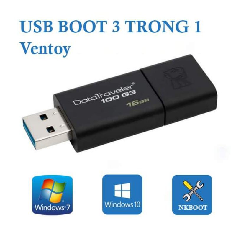 USB Boot đa năng Kingston 16GB 3.0 DT100G3