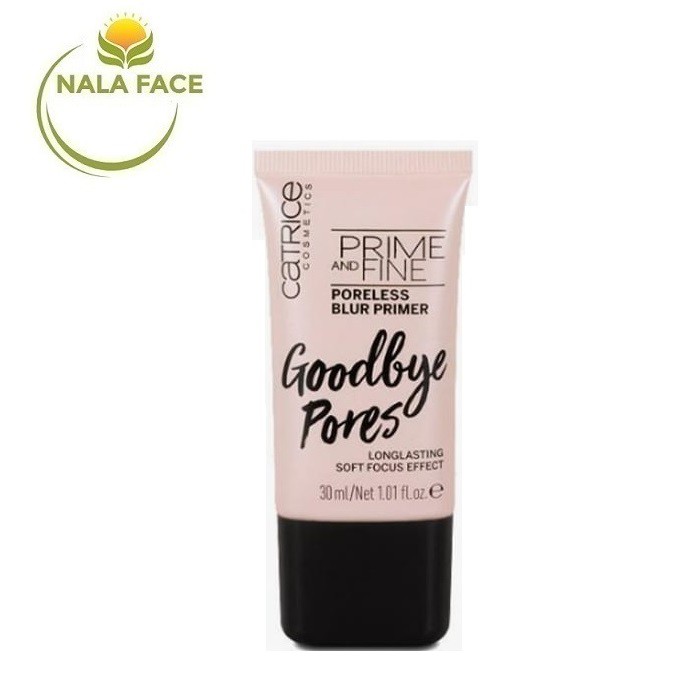 [TUÝP HỒNG] Kem lót kềm dầu, dưỡng trắng và nâng tone da Catrice Prime and Fine Goodbye Pores 30ml