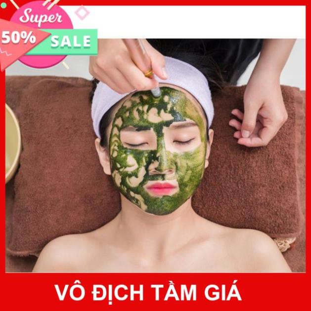 Cốm tảo xoắn Vĩnh An cấy nano trắng da, se lỗ chân lông. Lọ 100gr