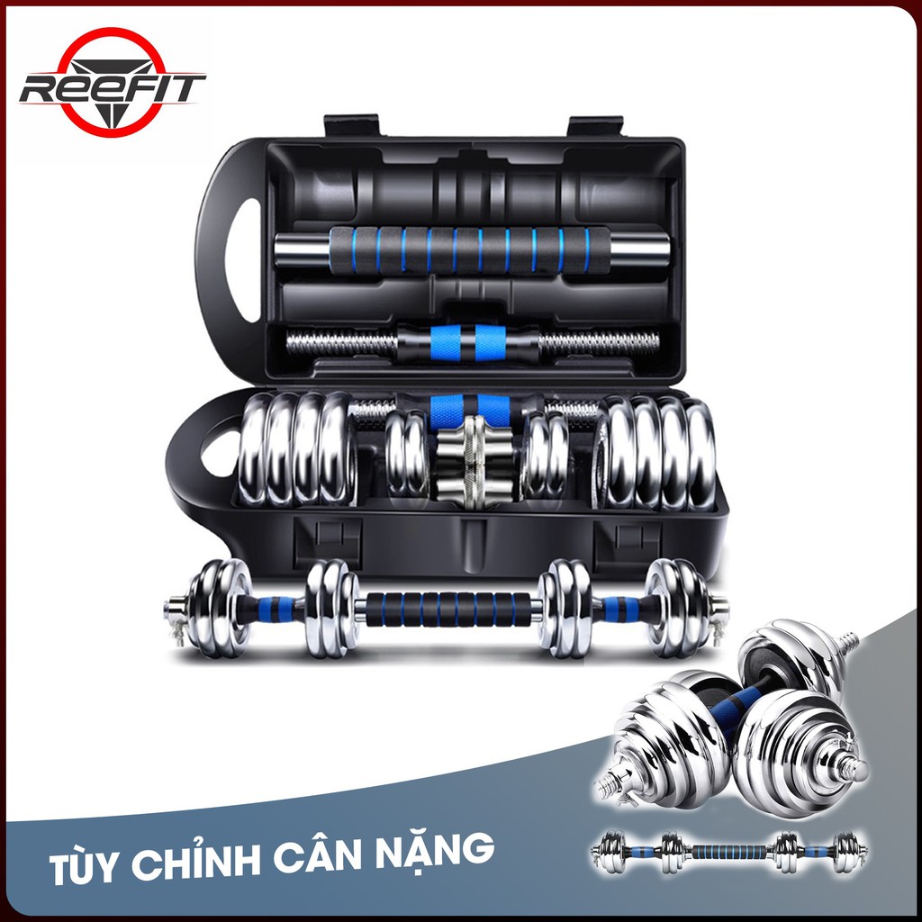 Bộ tạ tay cao cấp đa năng điều chỉnh REEFIT -15KG