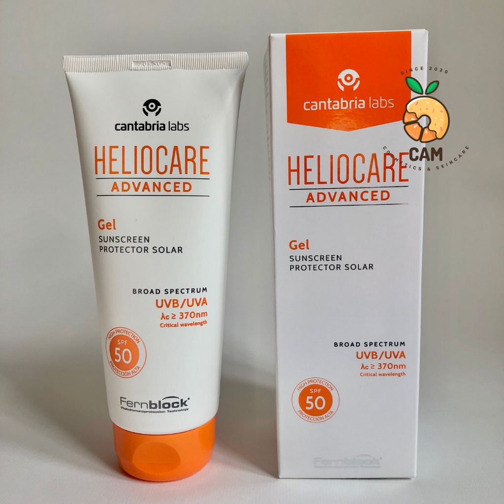 Kem chống nắng dành cho mặt và body Heliocare Advanced Gel SPF50++ 200ML