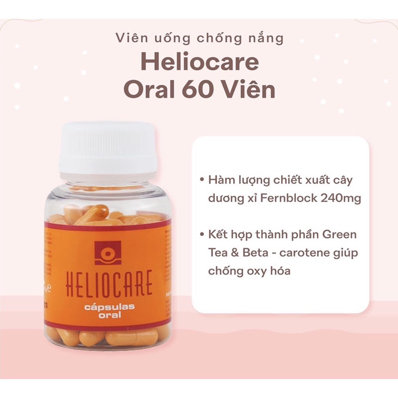 Viên uống chống nắng Heliocare Capsula Orals 60 viên | BigBuy360 - bigbuy360.vn