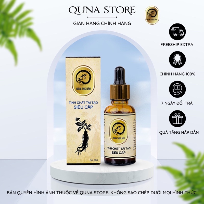 [Tặng Bột Rửa Mặt] Hoàng Thiên Sâm Loại Mạnh Dành Cho Da Chai Lì 30ml